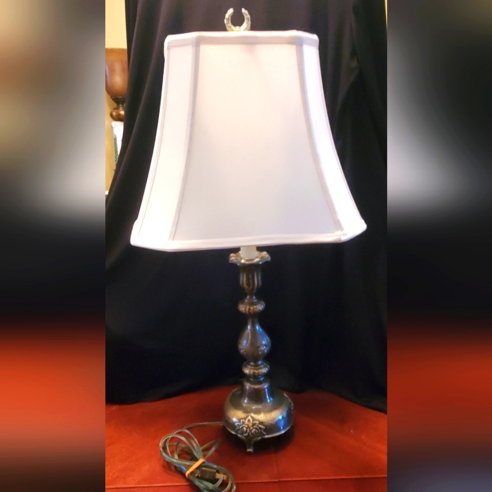 Stunning Ca 1900 WMF Fraget Silver Plated Candlestick Lamp - Warsaw, Poland